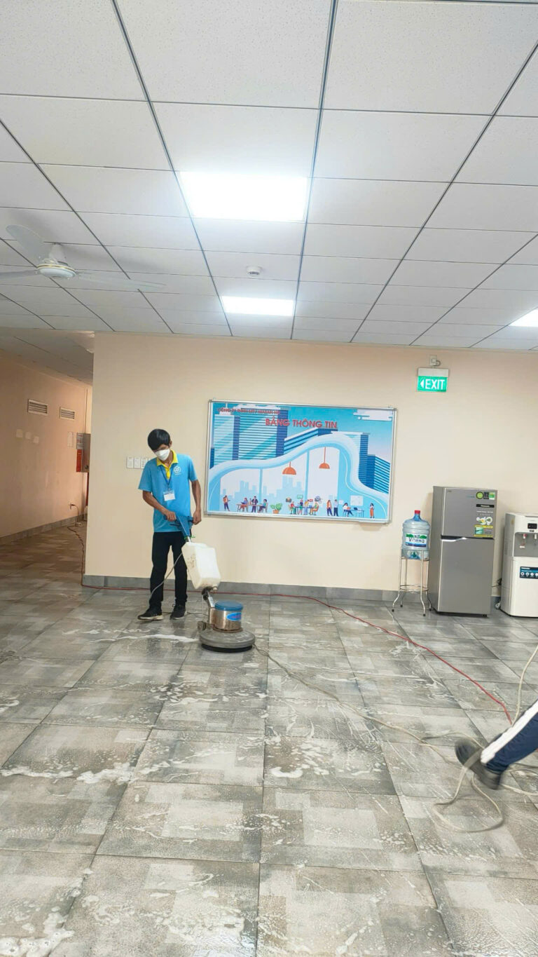 Dịch vụ Vệ sinh Chà Sàn - Nhà máy Masan Hậu Giang