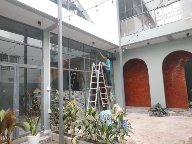 Vệ sinh Công trình sau Xây dựng tại Cà Mau